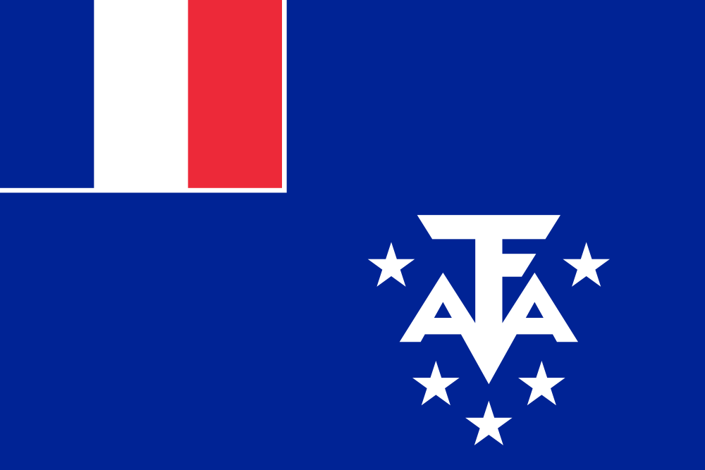 French Southern and Antarctic Lands Flag - Country Flags DTF Transfers
