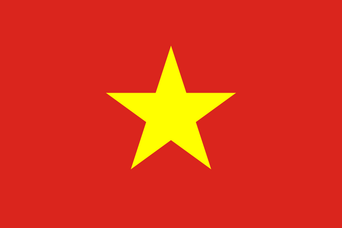 Vietnam Flag - Country Flags DTF Transfers