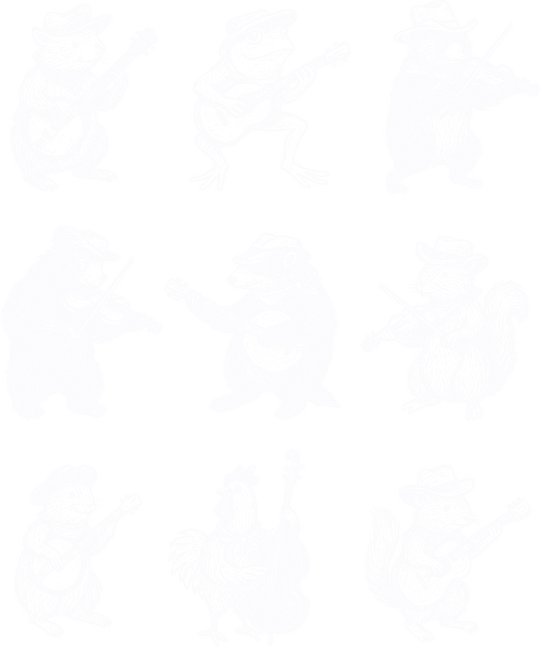 Animals Making Music - Music DTF Transfers transfer-kingdom Light Color Design (See Imaging)