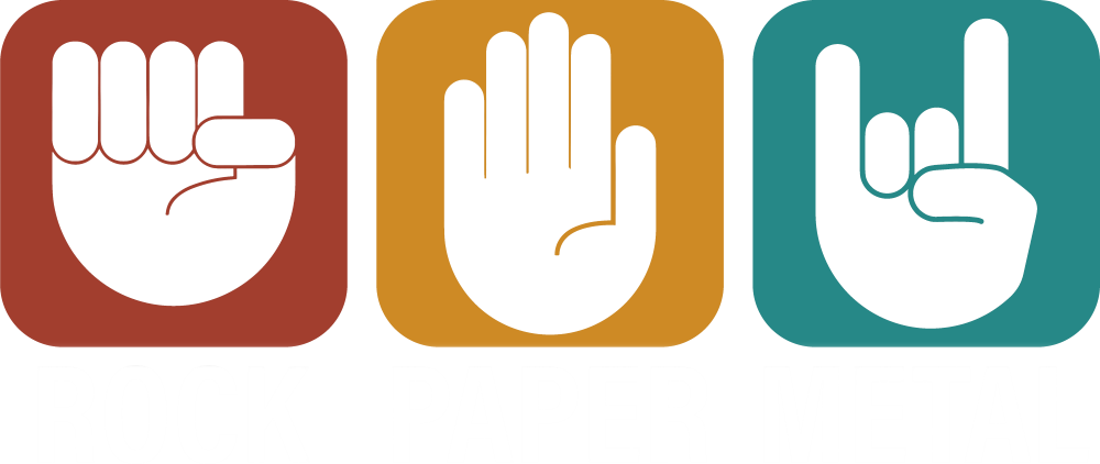 Rock Paper Metal - Music DTF Transfers transfer-kingdom Light Color Design (See Imaging)