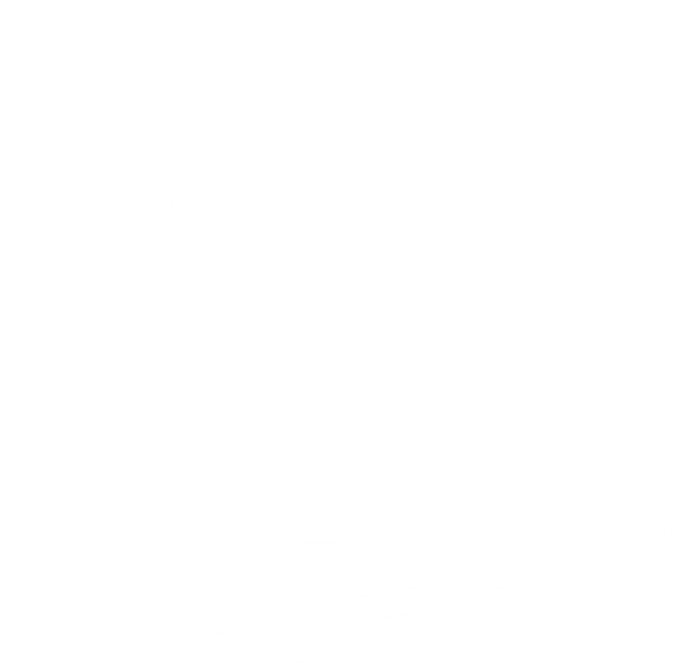 Powered By Music - Music DTF Transfers
