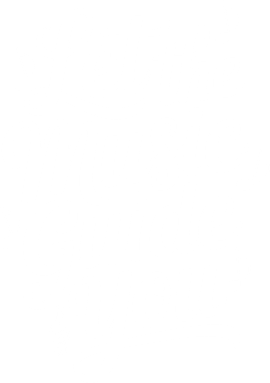 Let The Music Guide You - Music DTF Transfers