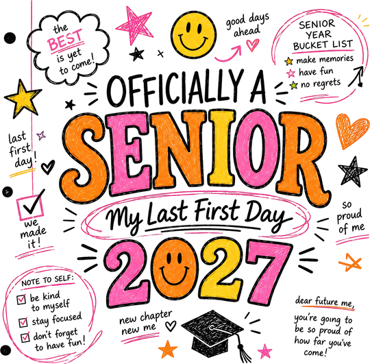 Officially A Senior - Senior DTF Transfers