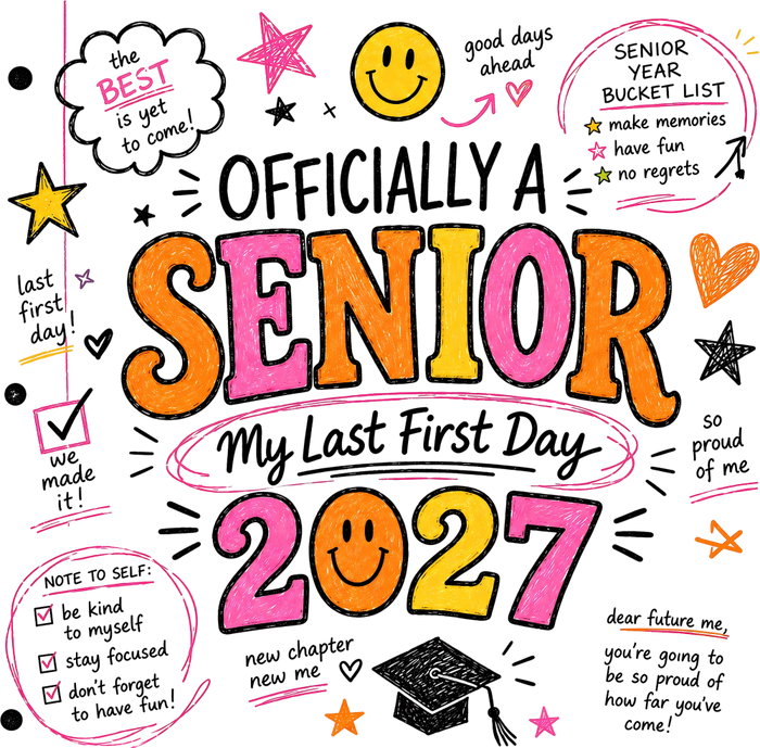 Officially A Senior - Senior DTF Transfers