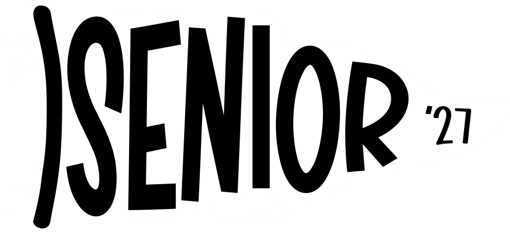 Senior 27 Flag B&W - Senior DTF Transfers