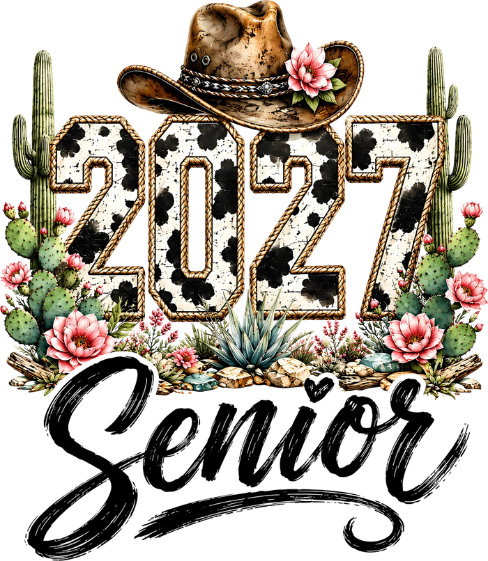 2027 Senior, Cowgirl - Senior DTF Transfers