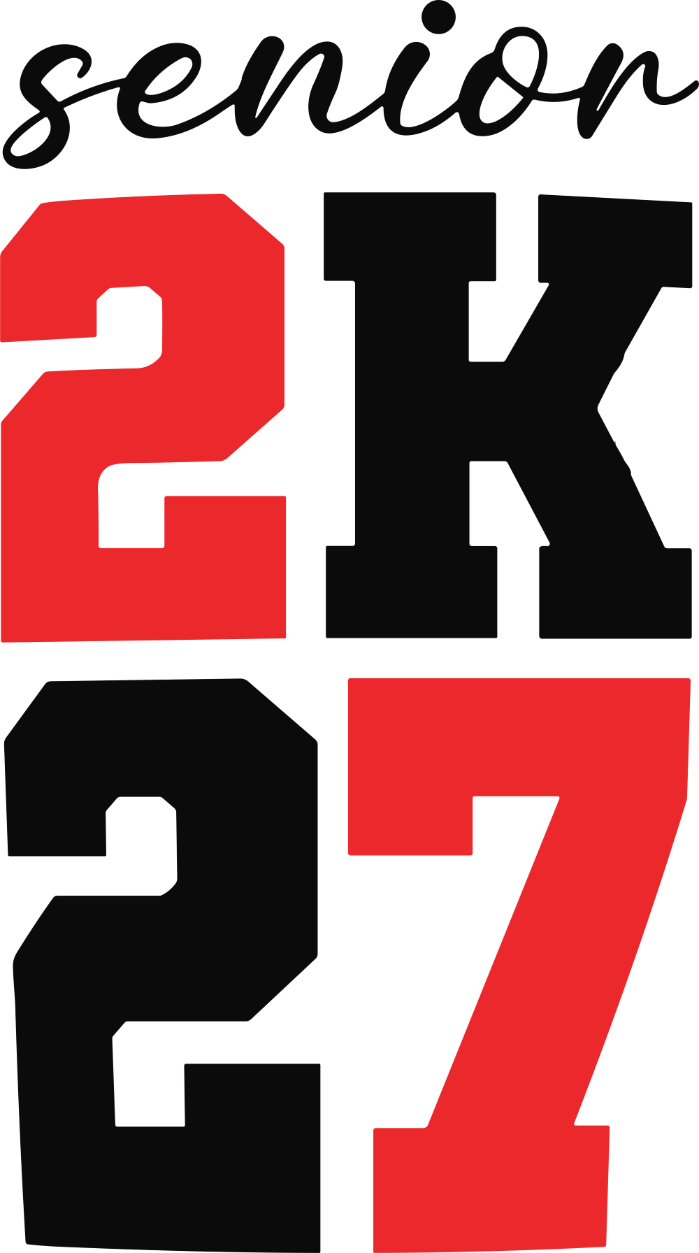 Senior 2K27 - Senior DTF Transfers