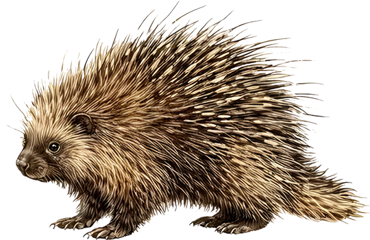 North American Porcupine - Animals DTF Transfers