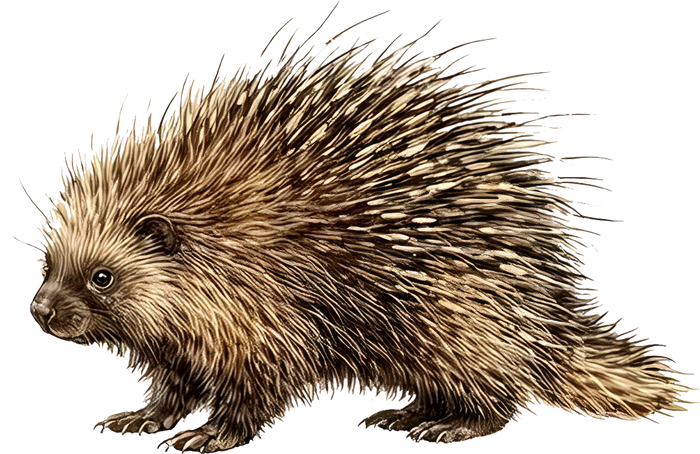 North American Porcupine - Animals DTF Transfers