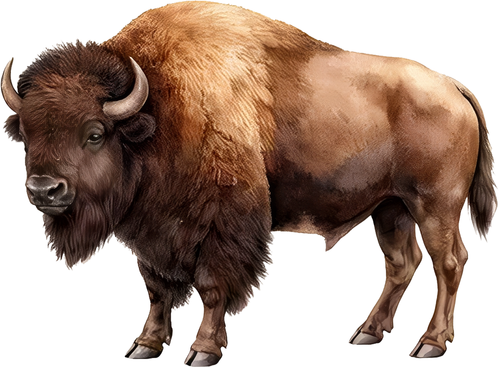 American Bison - Animals DTF Transfers