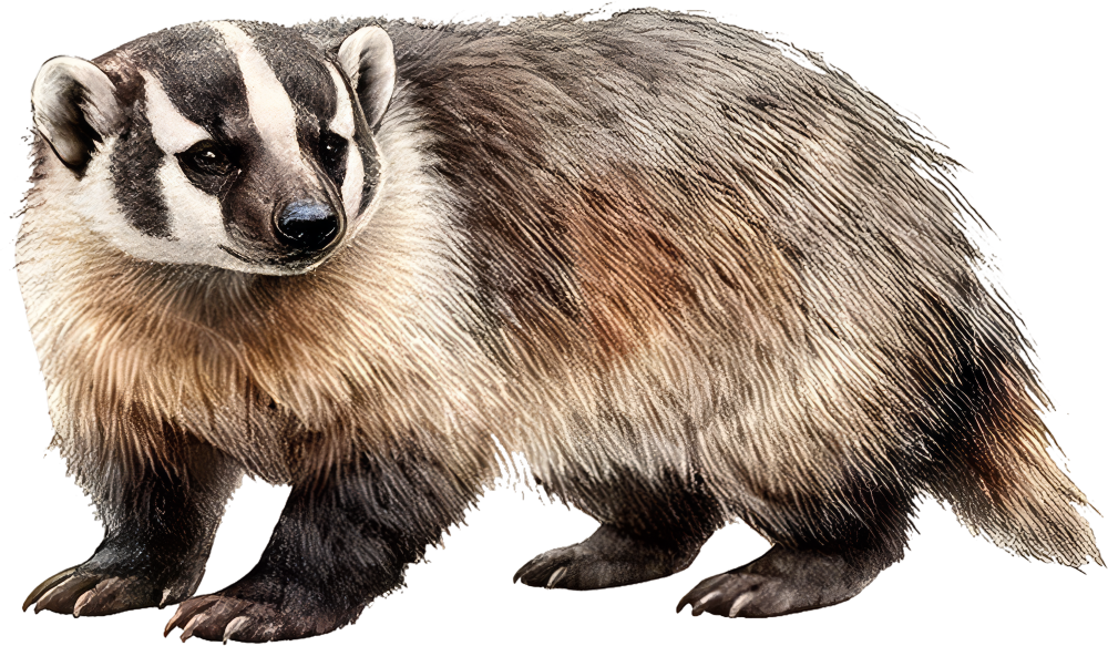 American Badger - Animals DTF Transfers