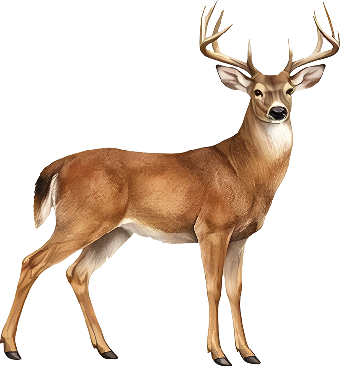 White Tailed Deer - Animals DTF Transfers