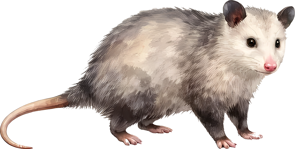 Virginia Opossum - Animals DTF Transfers