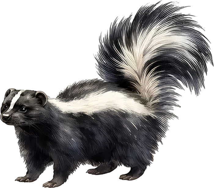 Striped Skunk - Animals DTF Transfers