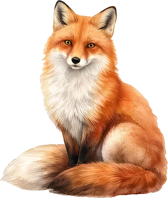 American Red Fox - Animals DTF Transfers