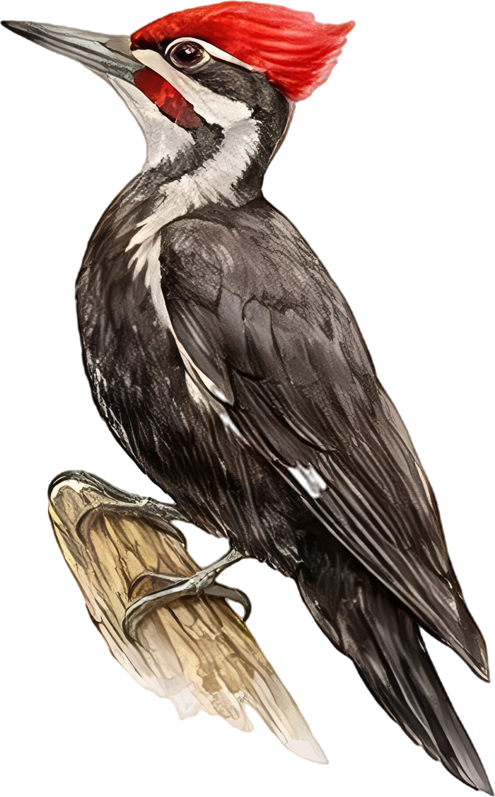Pileated Woodpecker - Animals DTF Transfers