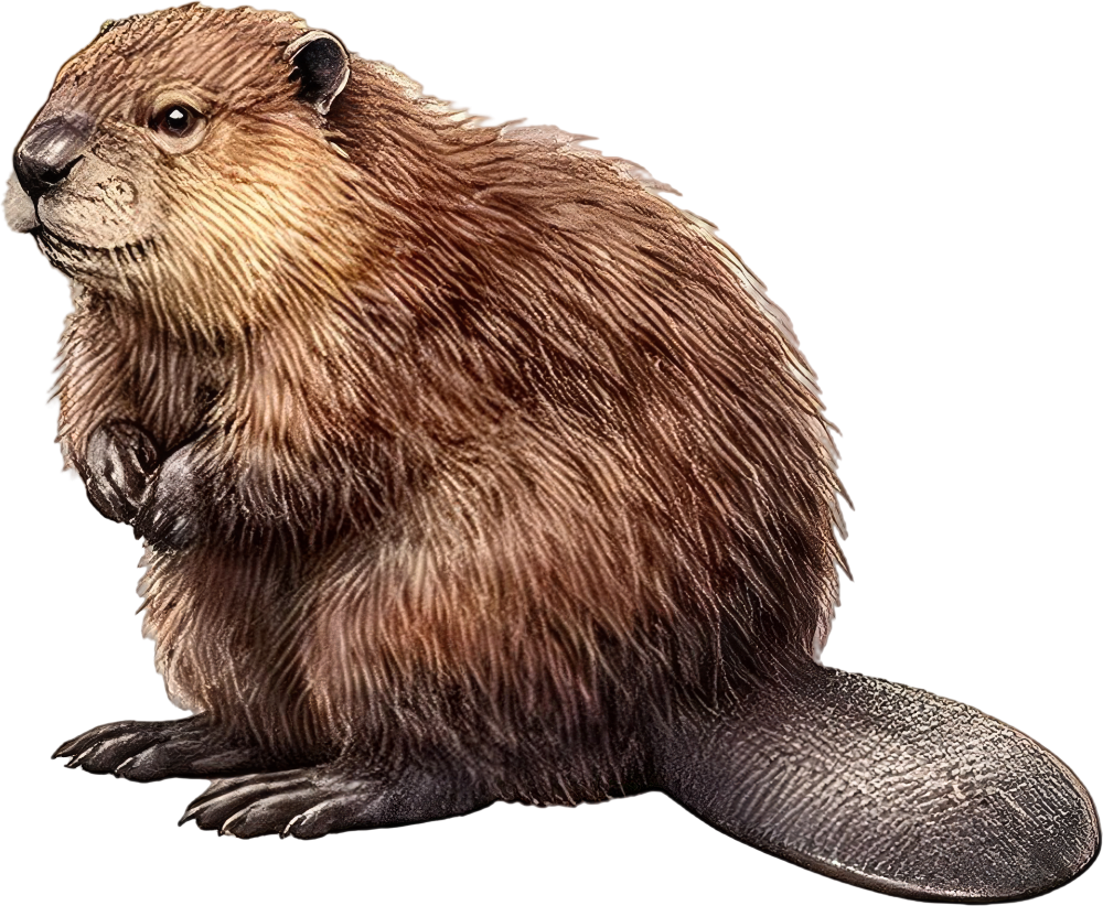 American Beaver - Animals DTF Transfers