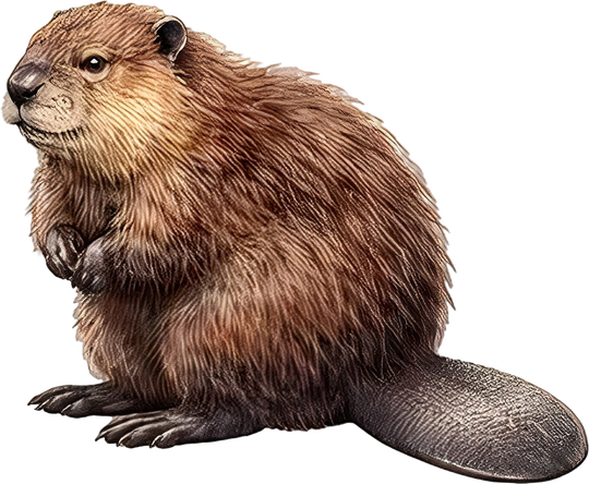 American Beaver - Animals DTF Transfers