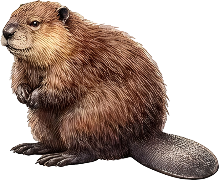 American Beaver - Animals DTF Transfers