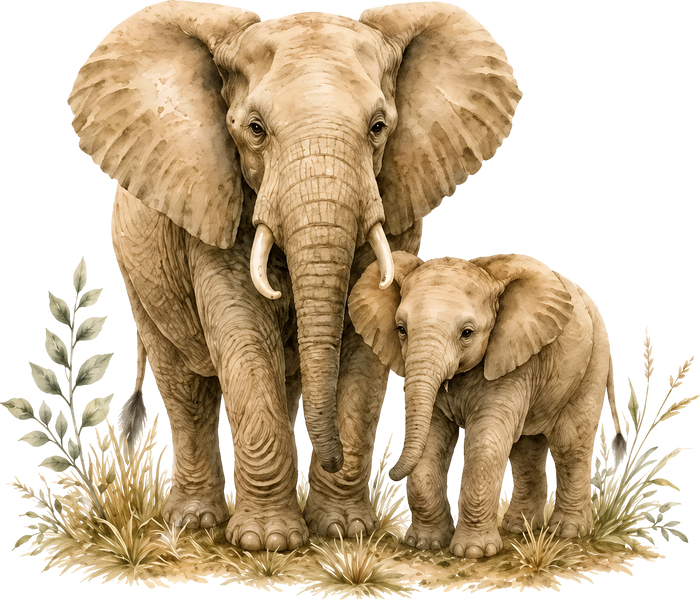 Elephant - Animals DTF Transfers
