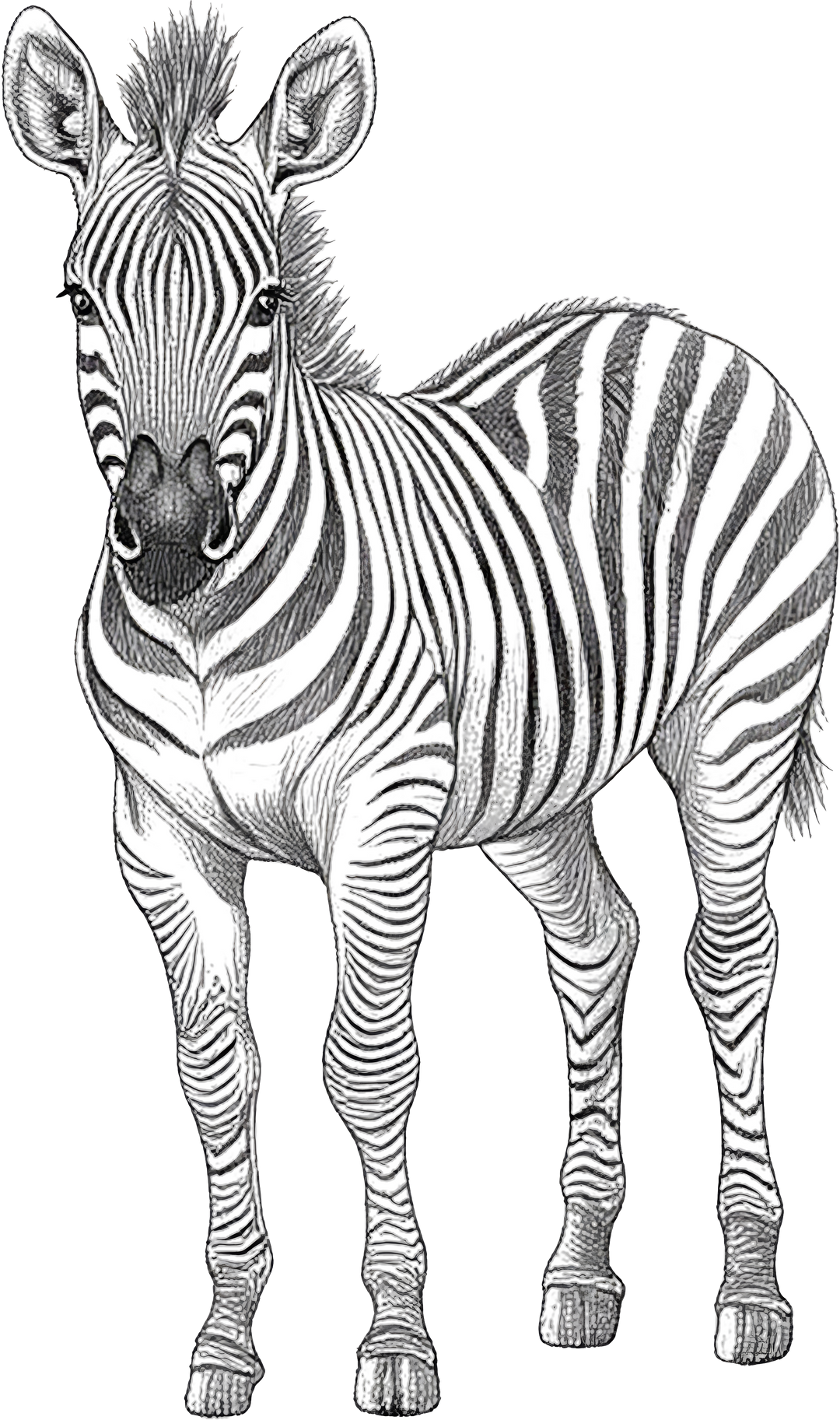 Zebra B&W - Animals DTF Transfers