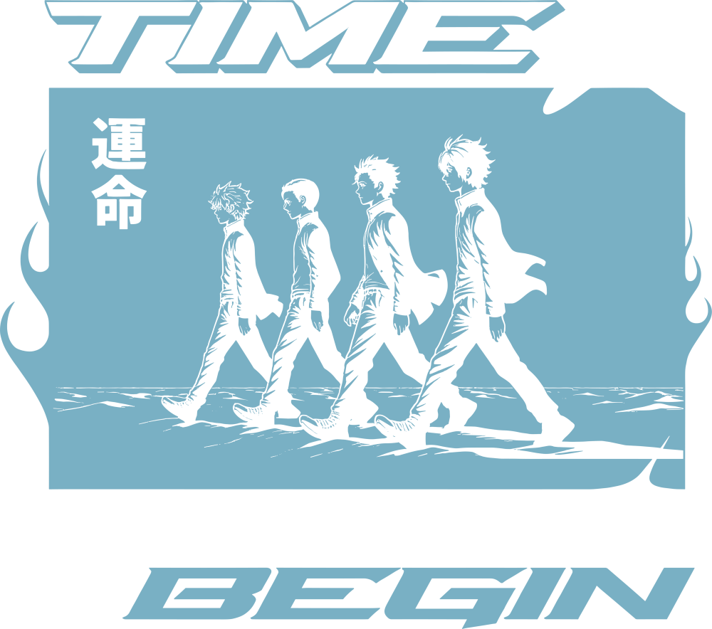 Time Begin - Anime DTF Transfers