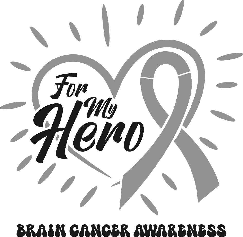 For My Hero - Brain Cancer DTF Transfers