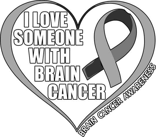 I Love Someone With Brain Cancer - Brain Cancer DTF Transfers
