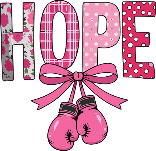 Hope - Breast Cancer DTF Transfers
