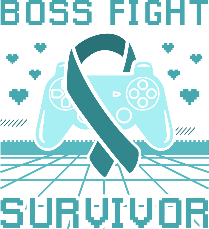 Boss Fight Survivor - Cervical Cancer DTF Transfers