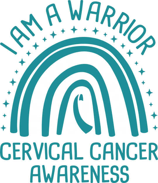 I Am A Warrior - Cervical Cancer DTF Transfers