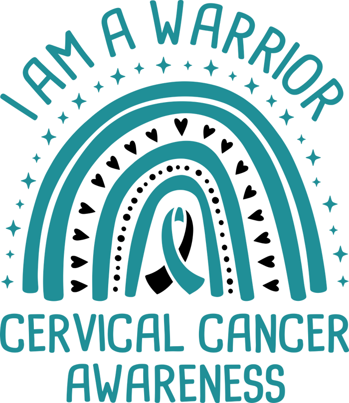I Am A Warrior - Cervical Cancer DTF Transfers