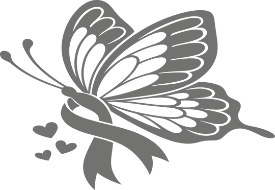 Butterfly & Ribbon - Colon Cancer DTF Transfers