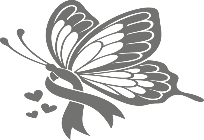 Butterfly & Ribbon - Colon Cancer DTF Transfers