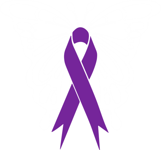 Butterfly & Ribbon - Hodgkin's Lymphoma Cancer DTF Transfers