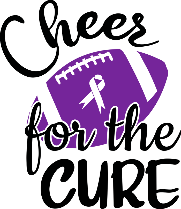 Cheer For The Cure - Hodgkin's Lymphoma Cancer DTF Transfers