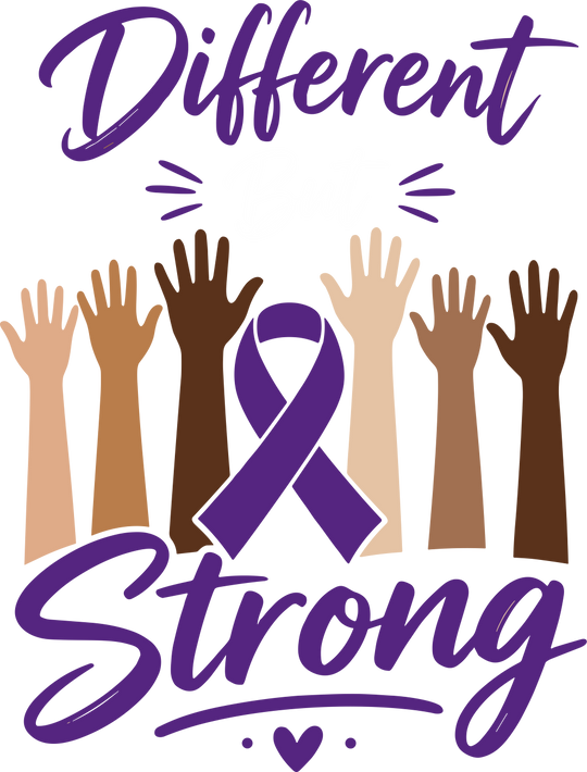 Different But Strong - Hodgkin's Lymphoma Cancer DTF Transfers
