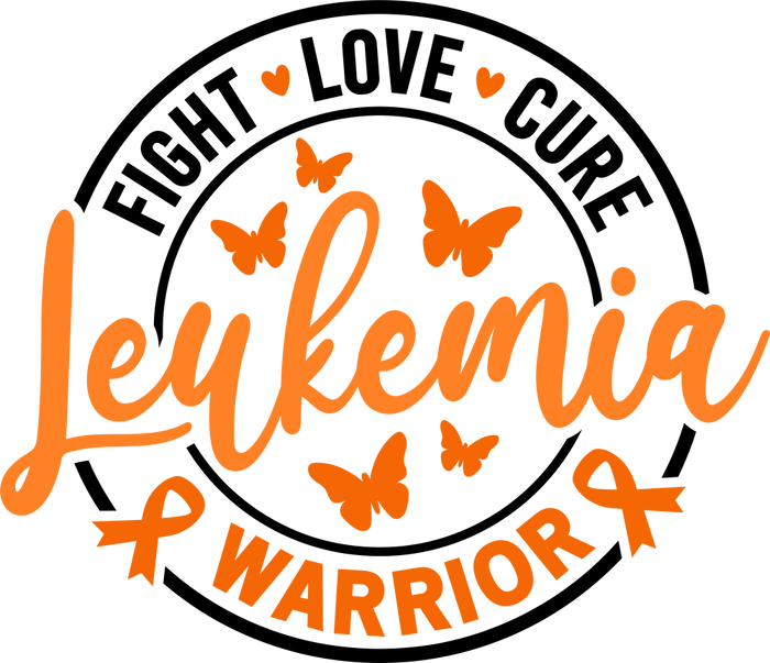 Fight Love Cure, Warrior - Leukemia DTF Transfers