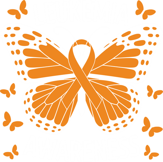 Leukemia Awareness, Butterfly - Leukemia DTF Transfers