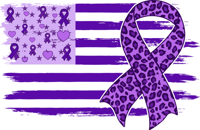 US Flag, Ribbon - Lupus DTF Transfers