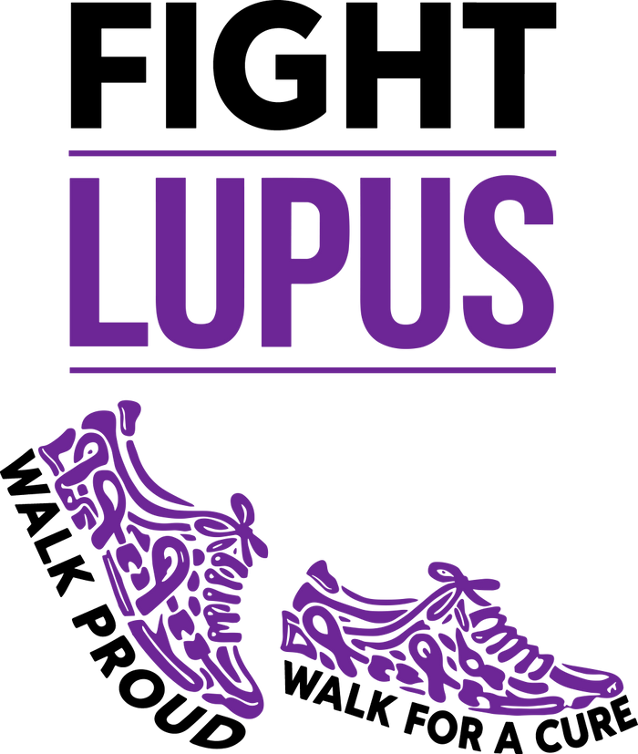 Fight Lupus, Walk Proud & Walk For A Cure - Lupus DTF Transfers