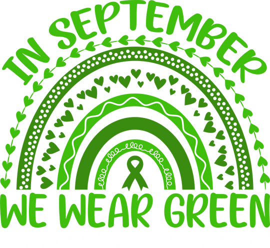 In September We Wear Green - Lymphoma DTF Transfers