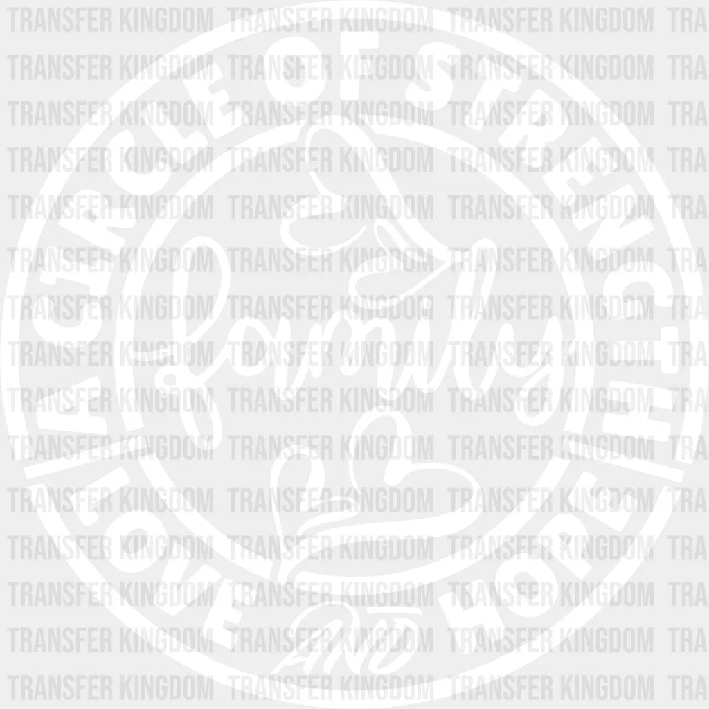 A Circle Of Strength - Family Reunion Dtf Heat Transfer Unisex S & M (10’’) / Light Color