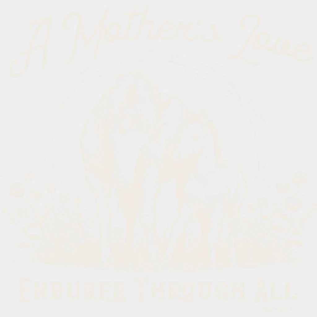 A Mother’s Love Endures Through All - Christianity DTF Transfer Adult Unisex - S & M (10’’) / Light Color Design (See