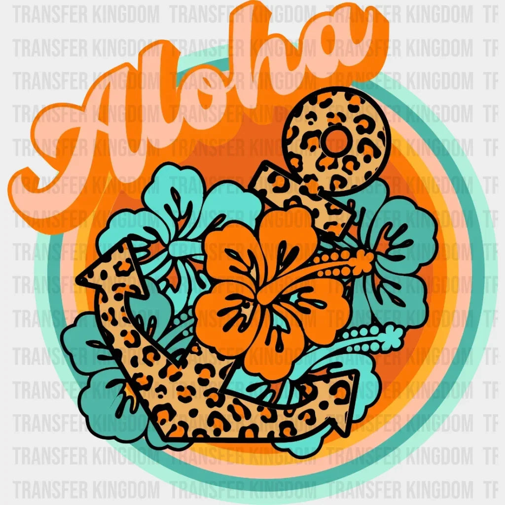 Aloha Flowers Dtf Transfer