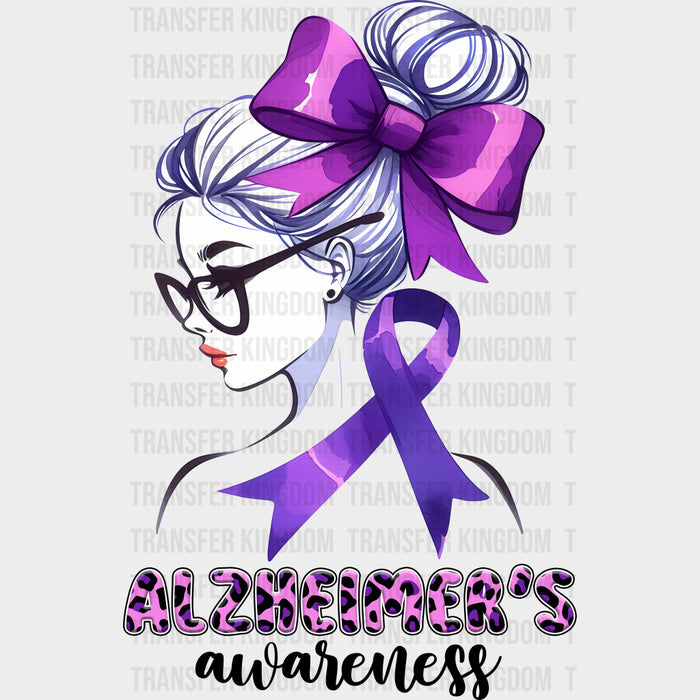 Alzheimer's Awareness Girl - Alzheimer's Awareness DTF Transfer