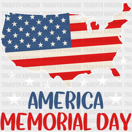 America Memorial Day - Memorial Day DTF Transfer - Transfer Kingdom