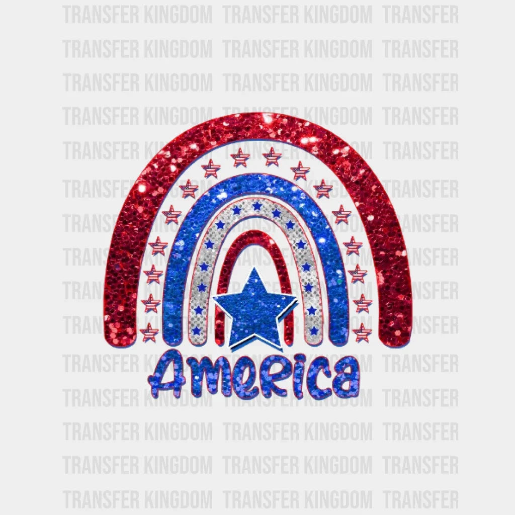 America Rainbow Dtf Transfer