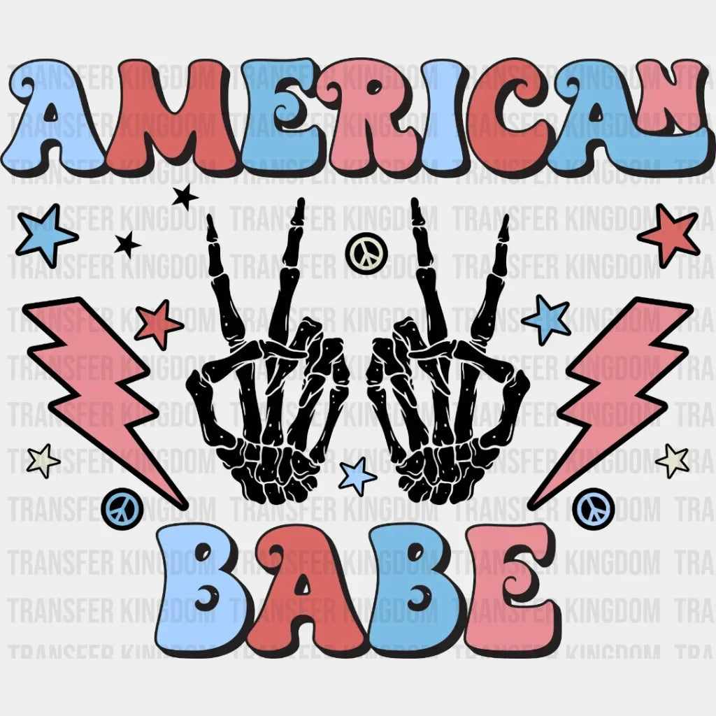 American Babe Dtf Transfer
