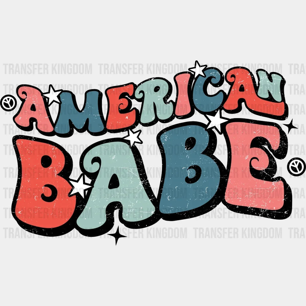American Babe Dtf Transfer